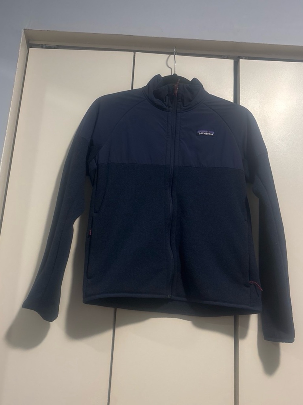 Patagonia Navy Blue Full-Zip Fleece Jacket